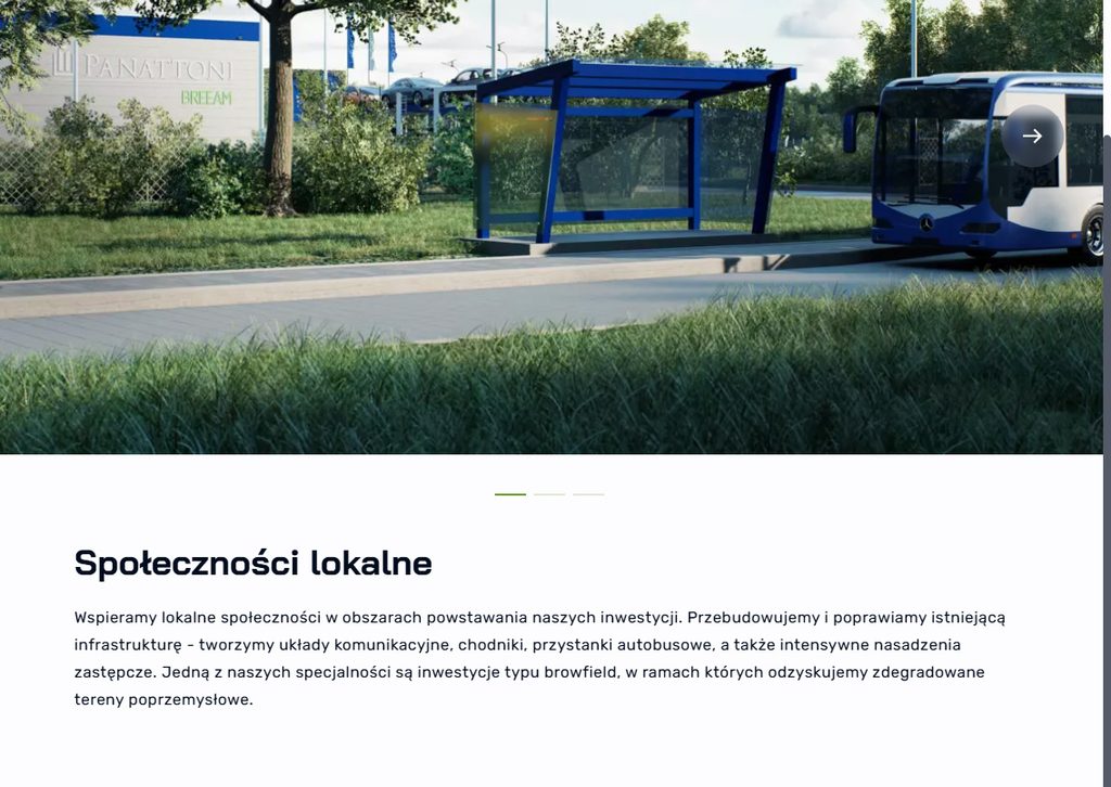 brazowa bariera panattoni 3 nasadzenia